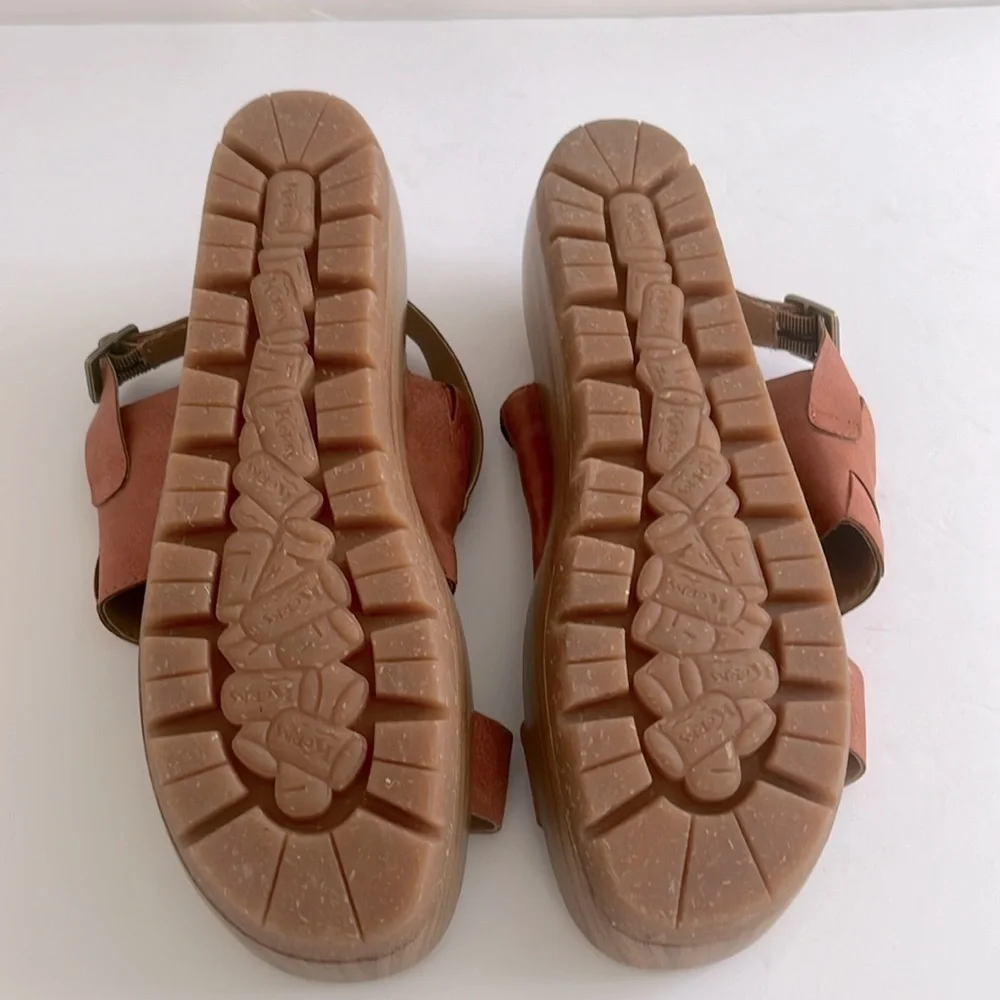 KORKS $99 Women's Fraya Comfort Wedge Platform Sandals Shoes Size 10M New